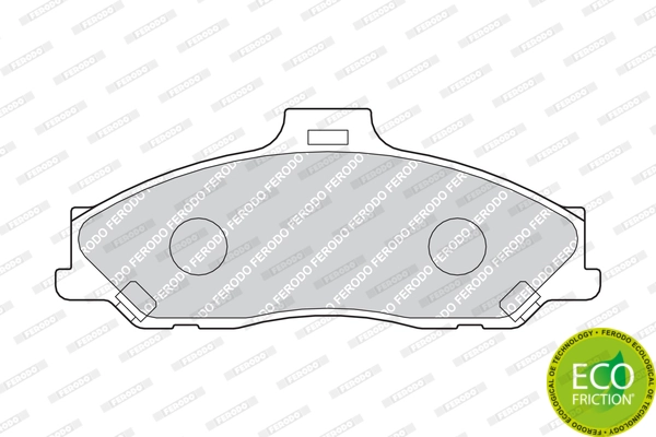 Brake Pad Set, disc brake PREMIER ECO FRICTION FDB1527