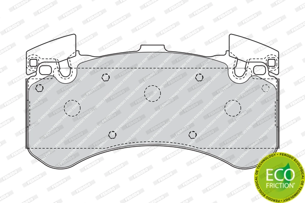 Brake Pad Set, disc brake FUSE+ Technology FDB4468