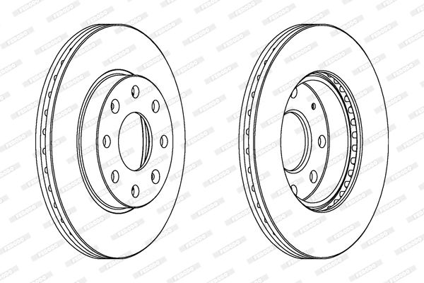 Brake Disc PREMIER DDF1279C