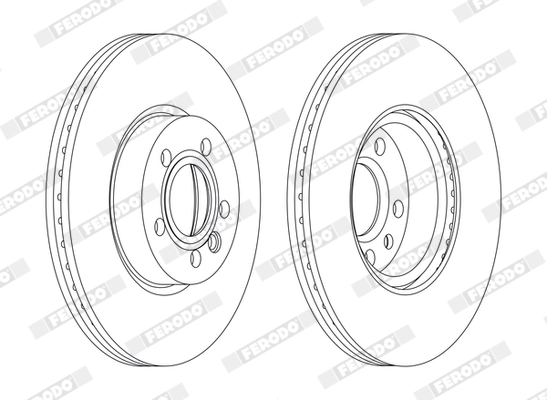 Brake Disc PREMIER DDF1160C