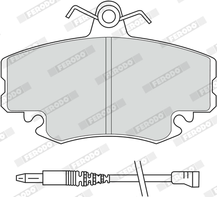 Brake Pad Set, disc brake PREMIER ECO FRICTION FDB845