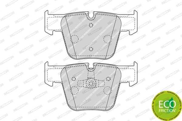Brake Pad Set, disc brake PREMIER ECO FRICTION FDB4412