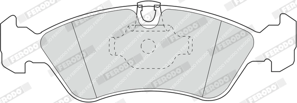 Brake Pad Set, disc brake PREMIER ECO FRICTION FDB1067