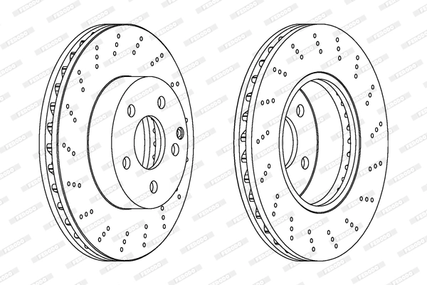 Brake Disc PREMIER DDF1693C