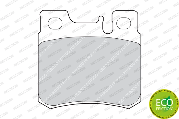 Brake Pad Set, disc brake PREMIER ECO FRICTION FDB644