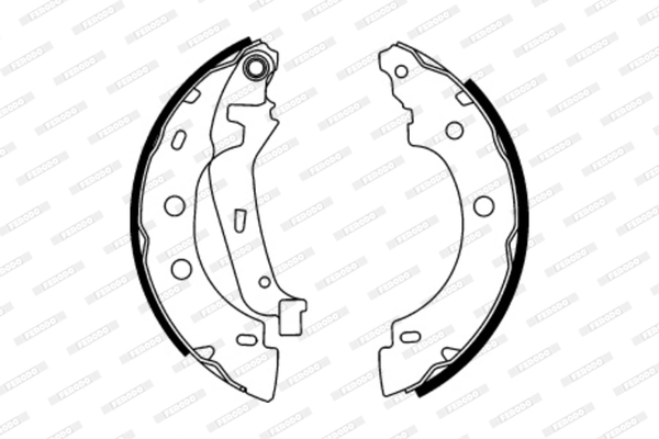 Brake Shoe Set PREMIER FSB583