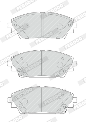 Brake Pad Set, disc brake PREMIER ECO FRICTION FDB4446