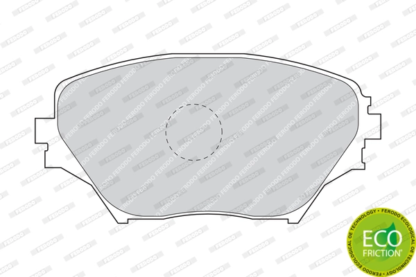 Brake Pad Set, disc brake PREMIER ECO FRICTION FDB1514