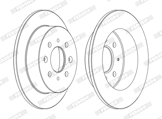 Brake Disc PREMIER Coat+ disc DDF1358C