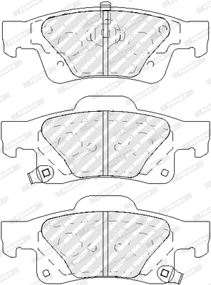 Brake Pad Set, disc brake PREMIER ECO FRICTION FDB4819