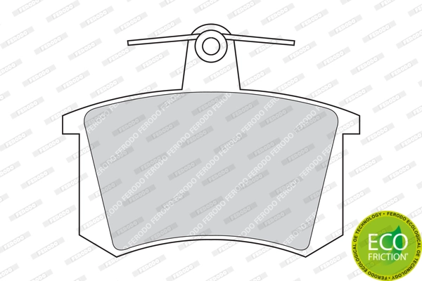 Brake Pad Set, disc brake PREMIER ECO FRICTION FDB222