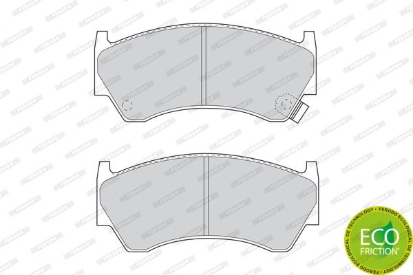 Brake Pad Set, disc brake PREMIER ECO FRICTION FDB1091