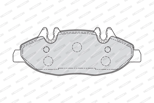 Brake Pad Set, disc brake PREMIER ECO FRICTION FVR1493