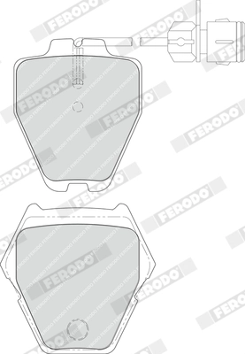 Brake Pad Set, disc brake PREMIER ECO FRICTION FDB1710