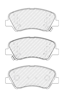 Brake Pad Set, disc brake PREMIER ECO FRICTION FDB5135
