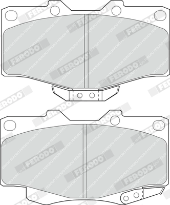 Brake Pad Set, disc brake PREMIER ECO FRICTION FDB797