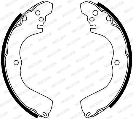 Brake Shoe Set PREMIER FSB638