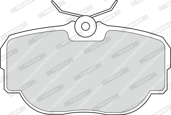 Brake Pad Set, disc brake PREMIER ECO FRICTION FDB981