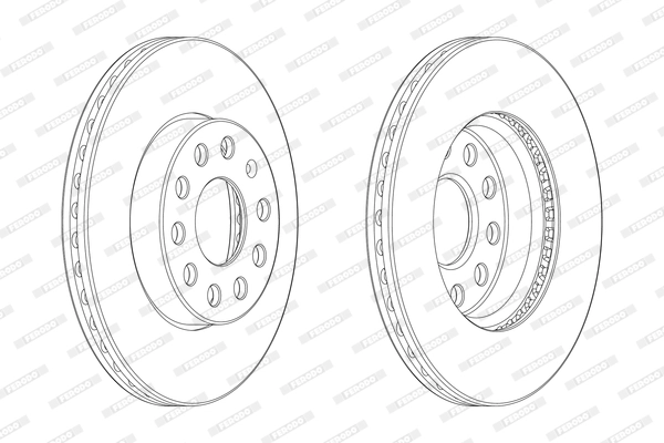 Brake Disc PREMIER DDF2400C-1