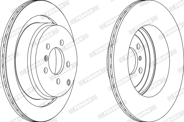Brake Disc PREMIER DDF1437C-1