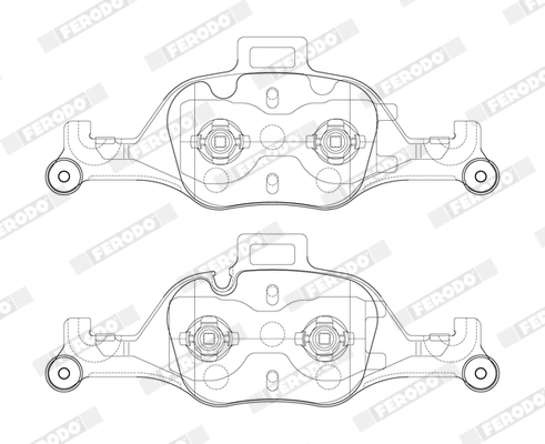 Brake Pad Set, disc brake PREMIER ECO FRICTION FDB5114