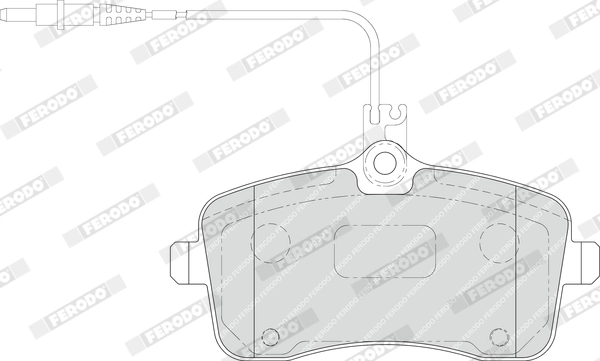 Brake Pad Set, disc brake PREMIER ECO FRICTION FDB1725