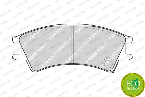 Brake Pad Set, disc brake PREMIER ECO FRICTION FDB1326