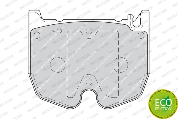 FERODO FDB1810 Brake Pad Set, disc brake