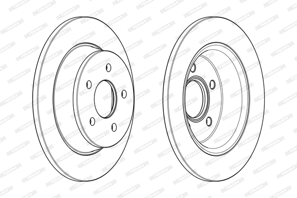 Brake Disc PREMIER DDF2058C