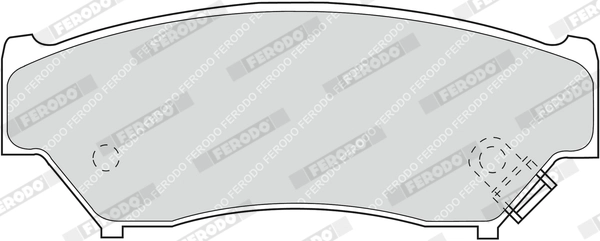 Brake Pad Set, disc brake PREMIER ECO FRICTION FDB1020