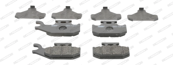 Brake Pad Set, disc brake PREMIER ECO FRICTION FDB4614