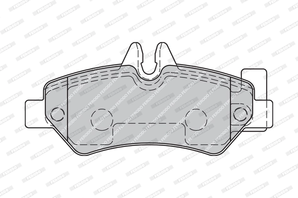 Brake Pad Set, disc brake PREMIER ECO FRICTION FVR1780