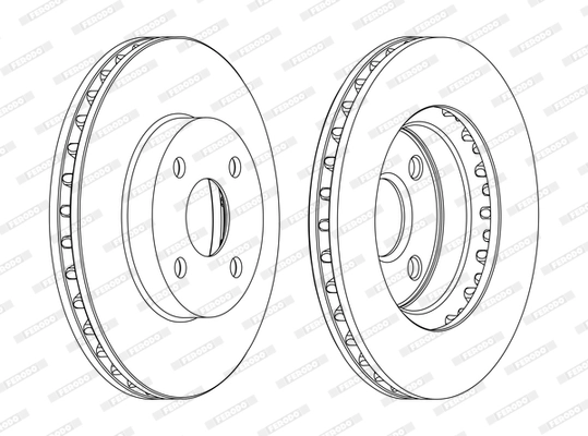 Brake Disc PREMIER DDF1309C