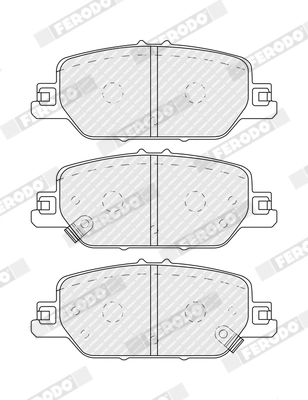 Brake Pad Set, disc brake PREMIER ECO FRICTION FDB4964
