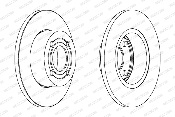 Brake Disc PREMIER DDF318