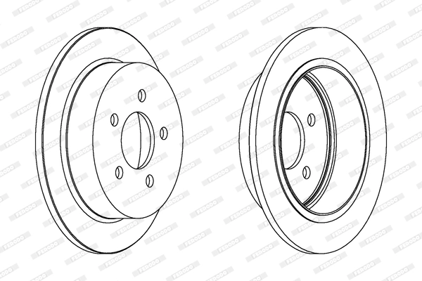 FERODO DDF1186 Brake Disc