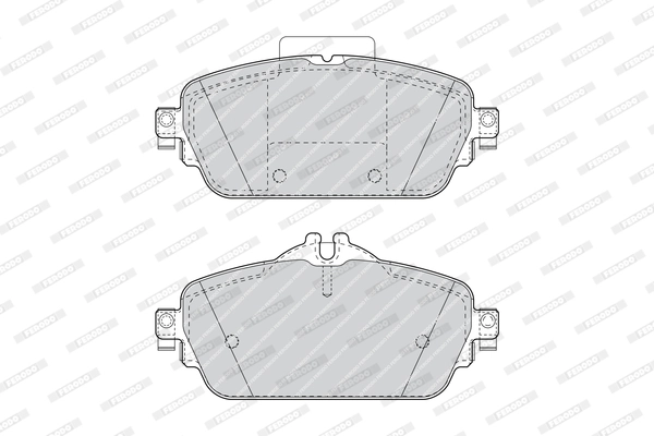 Brake Pad Set, disc brake FUSE+ Technology FDB4870