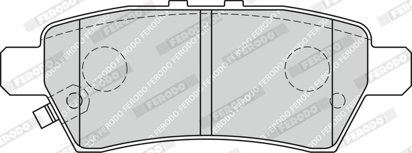 Brake Pad Set, disc brake PREMIER ECO FRICTION FDB1882
