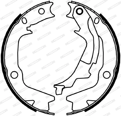 Brake Shoe Set, parking brake PREMIER FSB4045