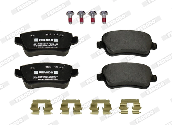 Brake Pad Set, disc brake PREMIER FDB1797