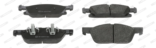 Brake Pad Set, disc brake PREMIER ECO FRICTION FDB5087