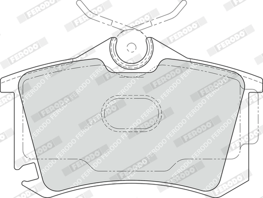 Brake Pad Set, disc brake PREMIER ECO FRICTION FDB1637
