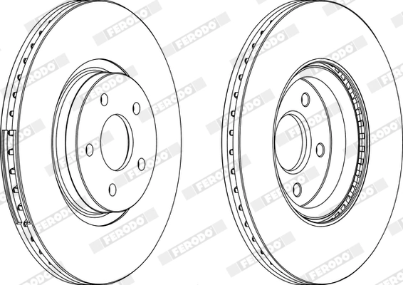 Brake Disc PREMIER DDF1649C-1