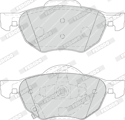 Brake Pad Set, disc brake PREMIER ECO FRICTION FDB1704