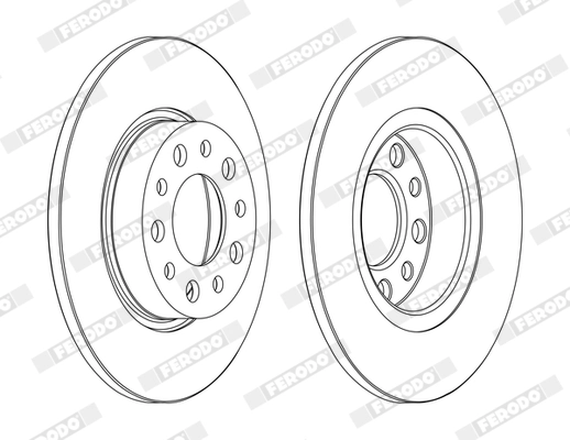 Brake Disc PREMIER DDF1450C