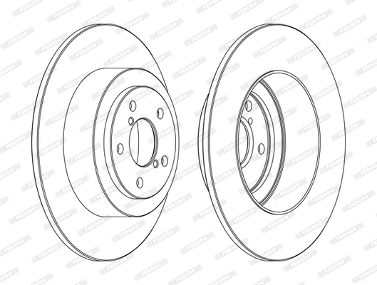 Brake Disc PREMIER DDF1647C