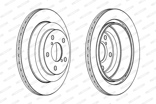 FERODO DDF680 Brake Disc