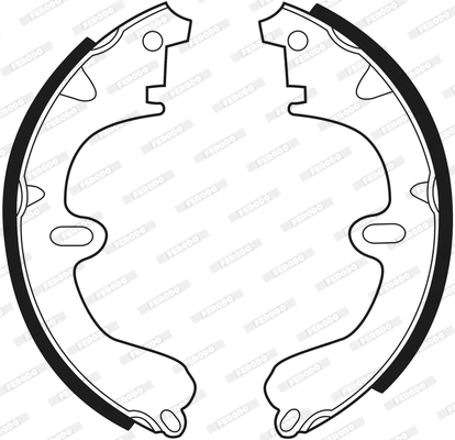 Brake Shoe Set PREMIER FSB208