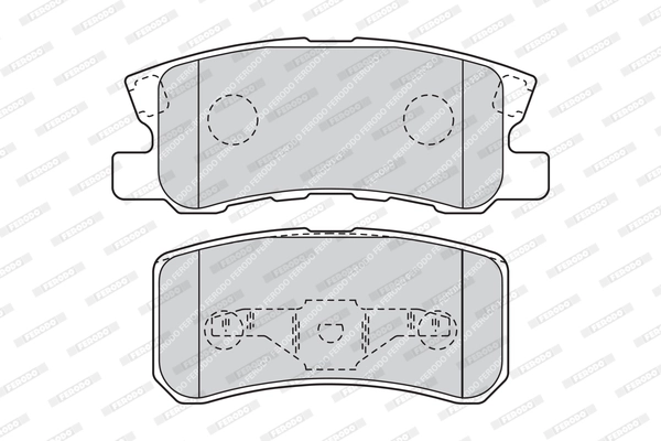 Brake Pad Set, disc brake PREMIER FDB1604