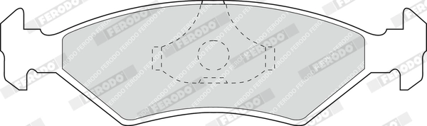 Brake Pad Set, disc brake PREMIER ECO FRICTION FDB206